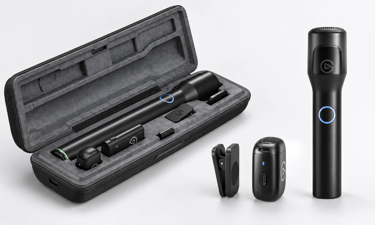 Elgato Wave Go sale del escritorio con un micrófono dos en uno