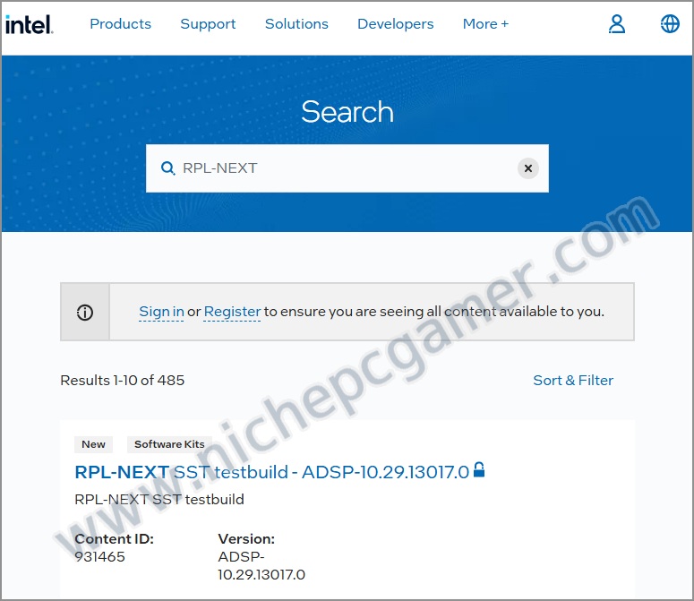 Intel Raptor Lake Next