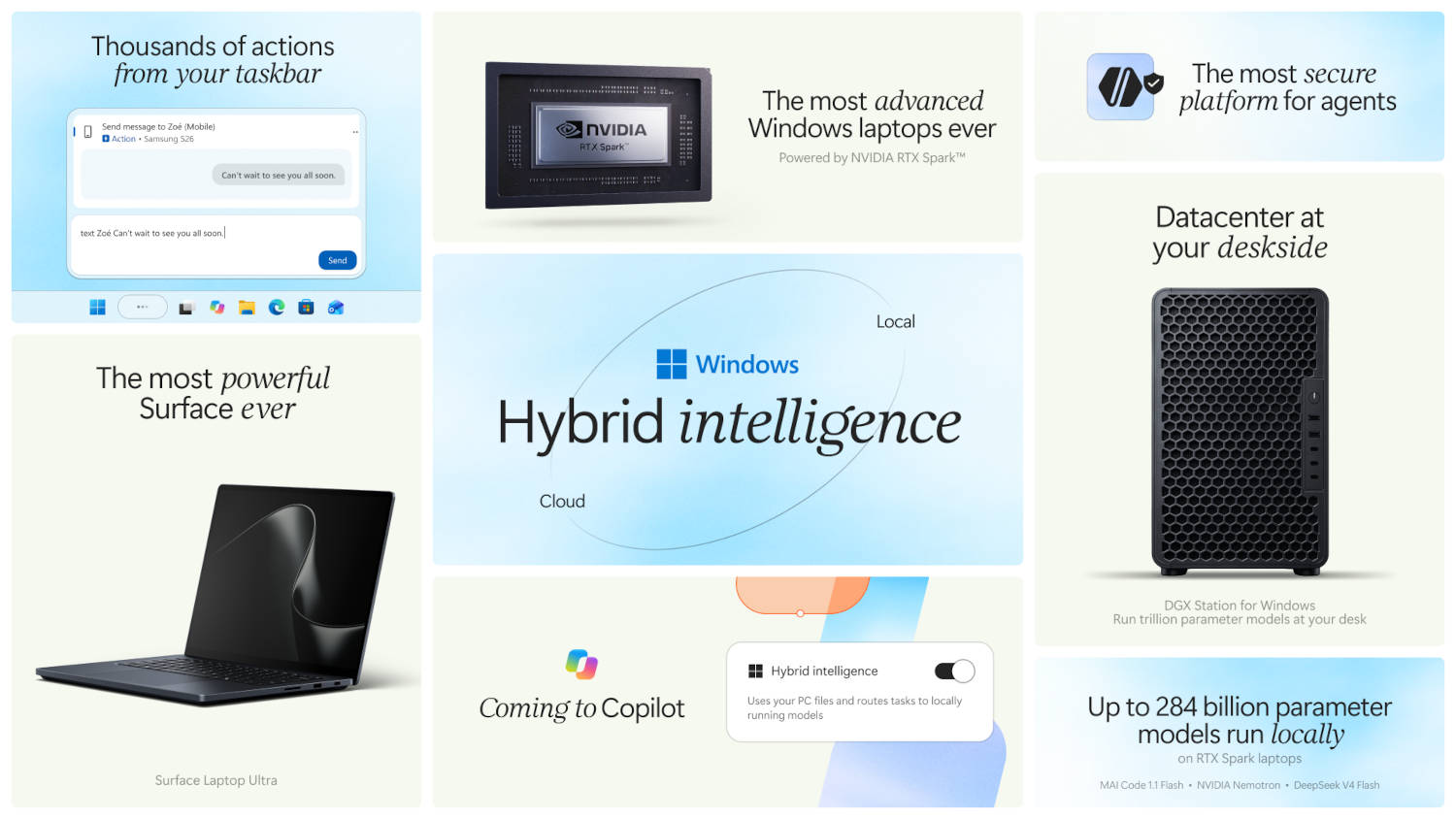 NVIDIA y Microsoft dibujan el futuro del PC: IA local, agentes y RTX Spark