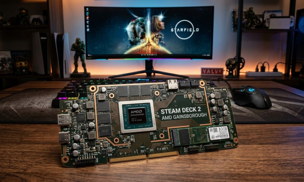 Steam Deck 2 APU generada con Google Gemini AI