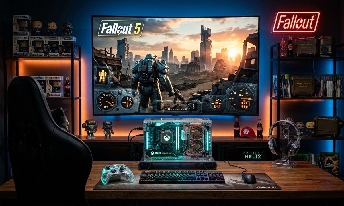 XBOX Project Helix generada con google gemini AI