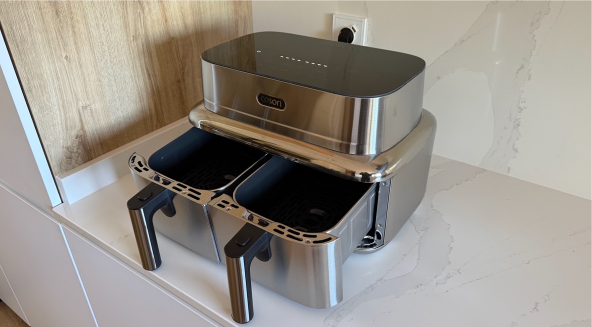 Cosori ICONIC Dual, análisis: doble cesta y acero para una airfryer premium