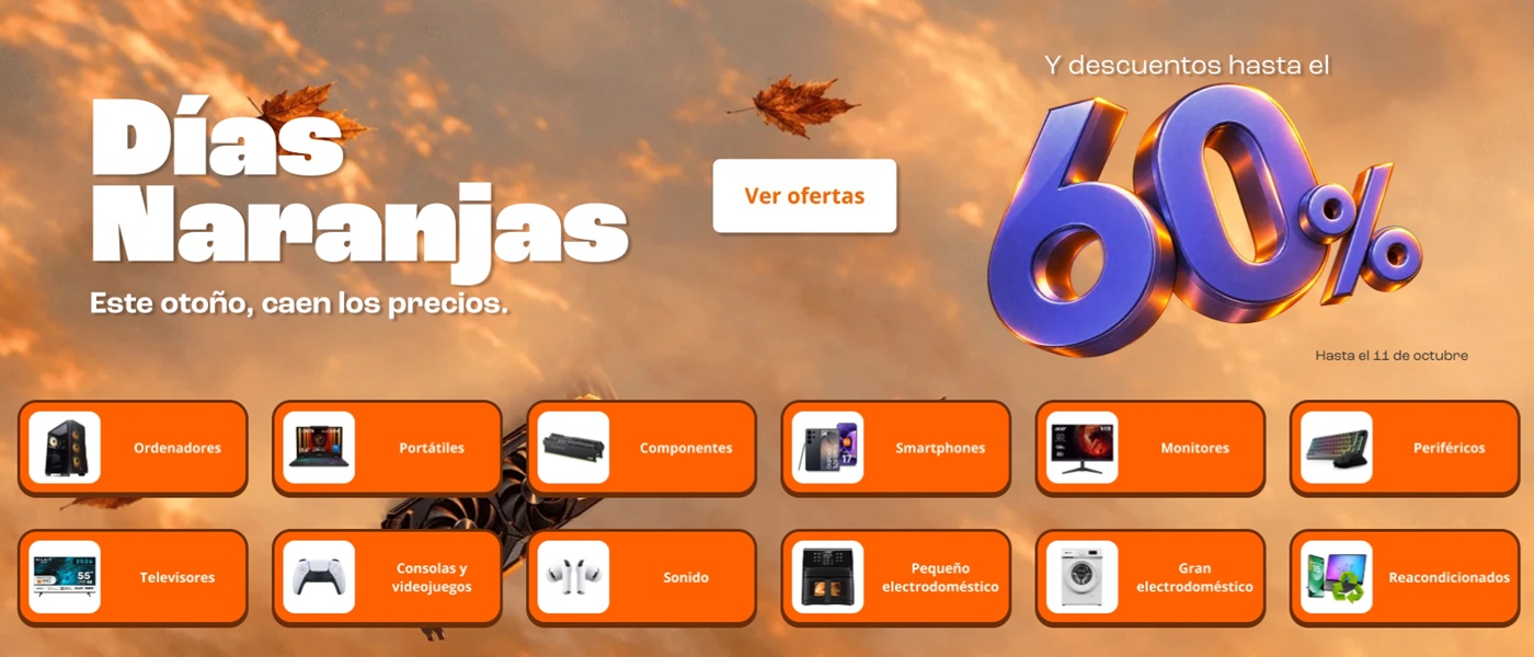 días naranjas pccomponentes