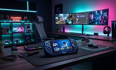 ps6 portátil generada con google gemini AI